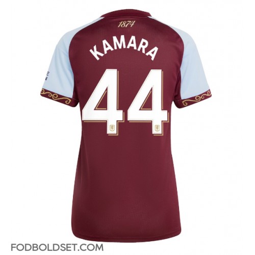 Aston Villa Boubacar Kamara #44 Hjemmebanetrøje Dame 2025-26 Kortærmet